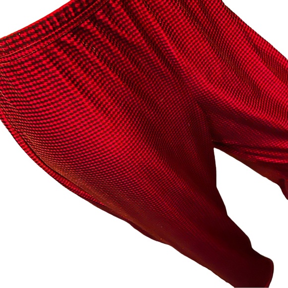 Leggings bright red and black houndstooth - Picture 2 of 9